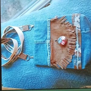 Denim Crossbody / Hip Bag